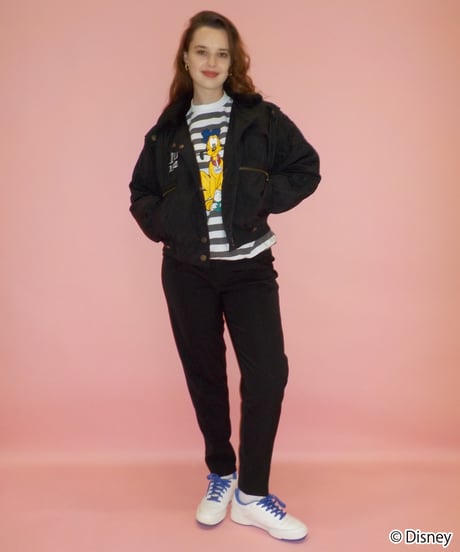 Mickey flight jacket / black