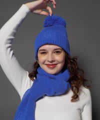 Tostalgic knit cap / purple
