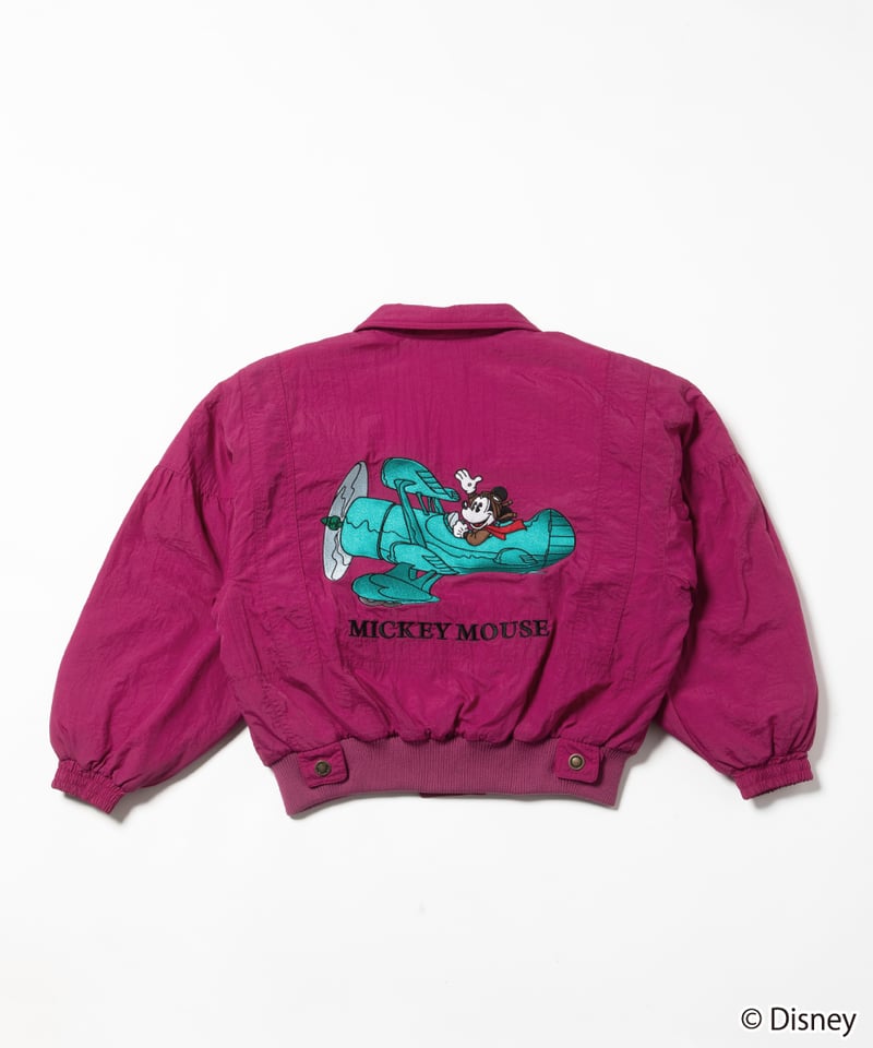 Mickey flight jacket / pink | Tostalgic Clothing
