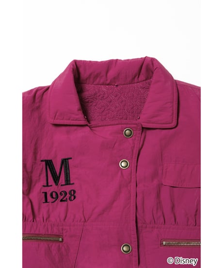 Mickey flight jacket / pink