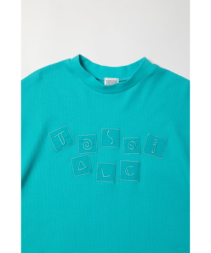 新品タグ付き Waffle logo tee / green Waffle logo tee / green | Tostalgic Clothing
