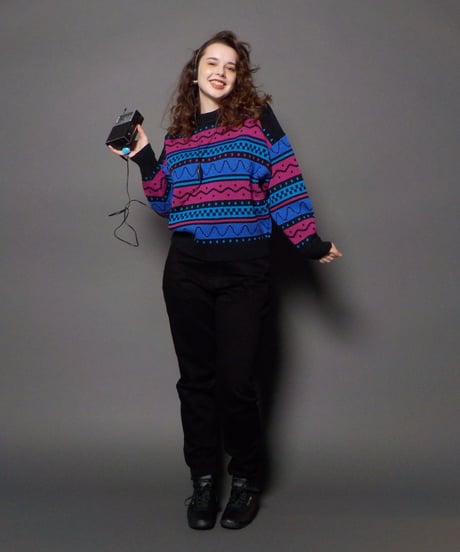 geometric sweater / geometric
