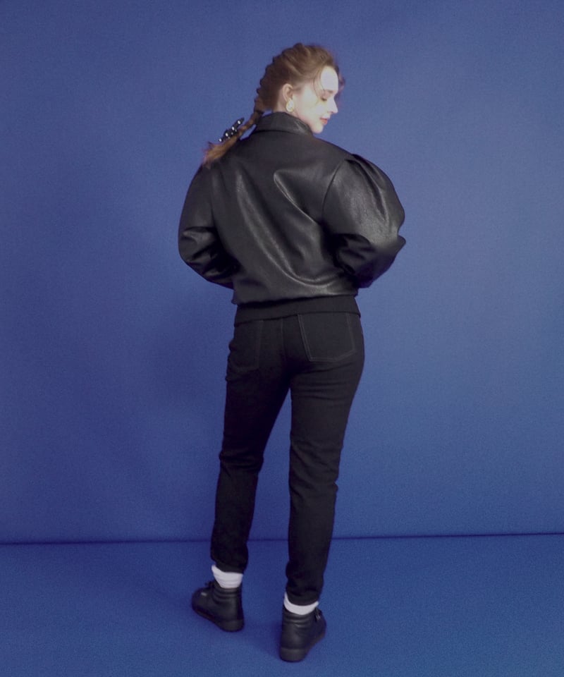 2way leather jacket / black | Tostalgic Clothing 2way leather jacket / black | Tostalgic Clothing
