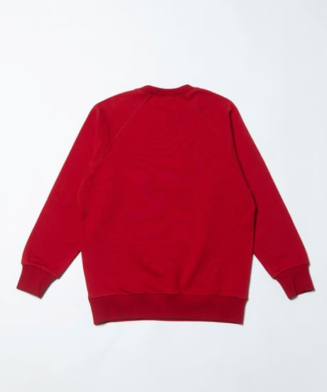 Fitted sweatshirt / red