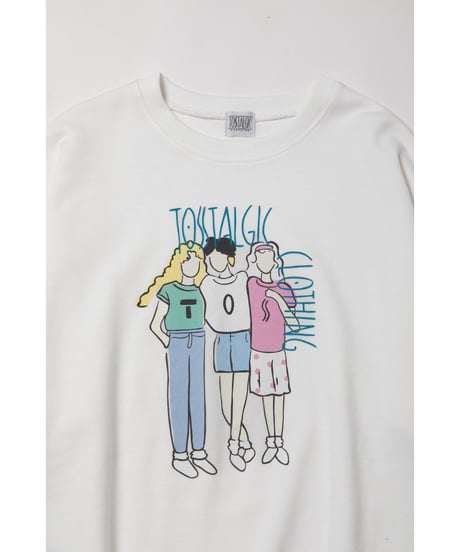 Friends sweatshirt / white