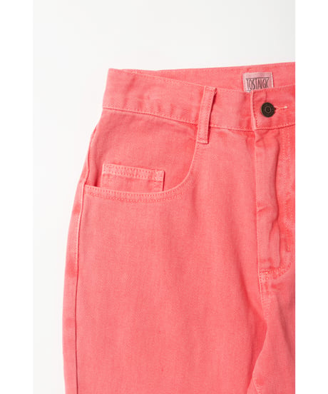 Tostalgic denim pants / salmon