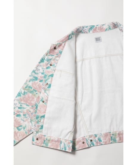 Tostalgic floral denim jacket / floral