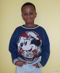 Captain Mickey sweater(kids) / navy