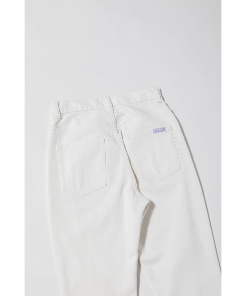 Tostalgic denim pants / white | Tostalgic Clothing
