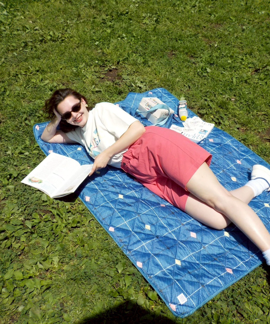 ブラステルカード 50枚 Tostalgic picnic sheet / purple | Tostalgic Clo