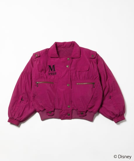 Mickey flight jacket / pink