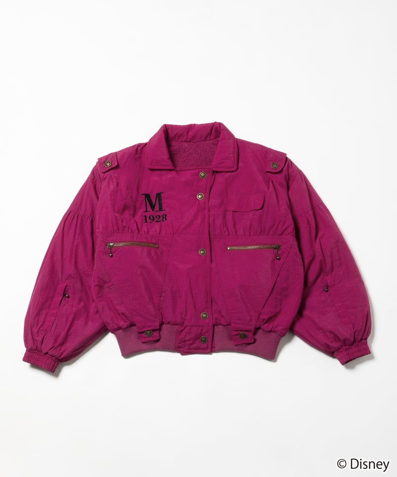 Mickey flight jacket / pink | Tostalgic Clothing