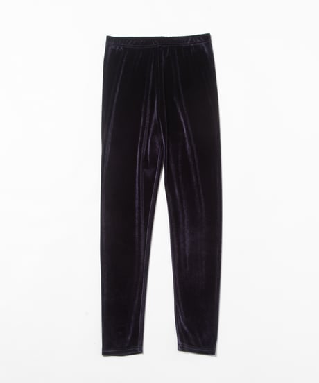 Velour leggins / blue black