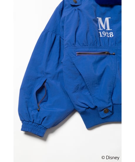 Mickey flight jacket / purple