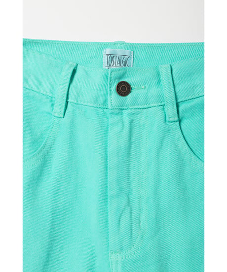 Tostalgic denim pants / blue green