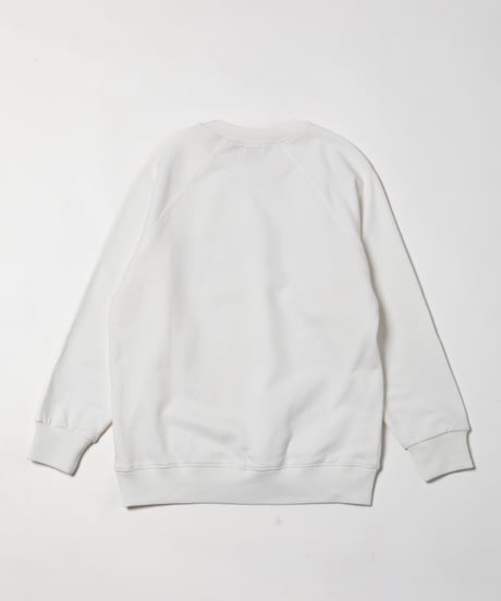 Fitted sweatshirt / white