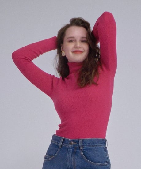 Turtle knit / pink