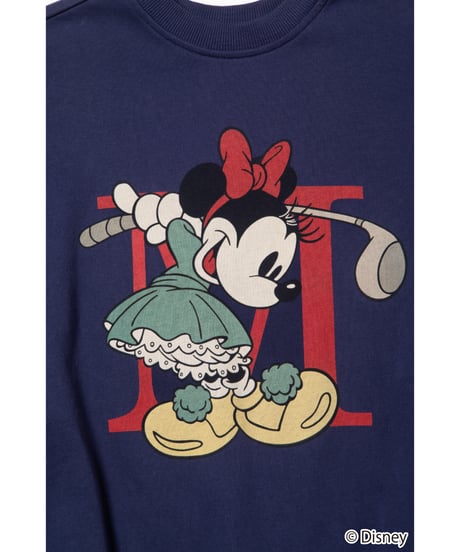 Disney sports sweatshirt（Minnie） / navy