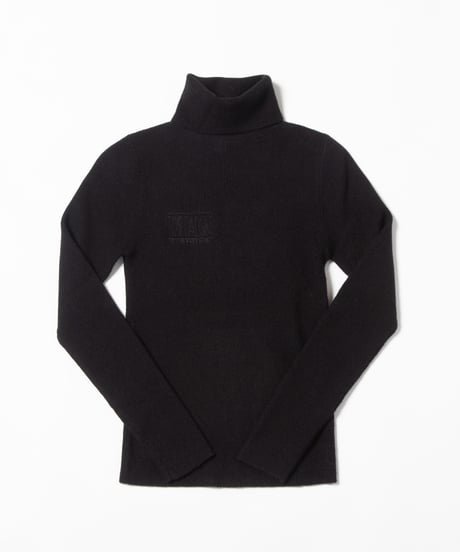 Turtle knit / black
