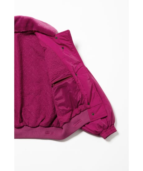 Mickey flight jacket / pink