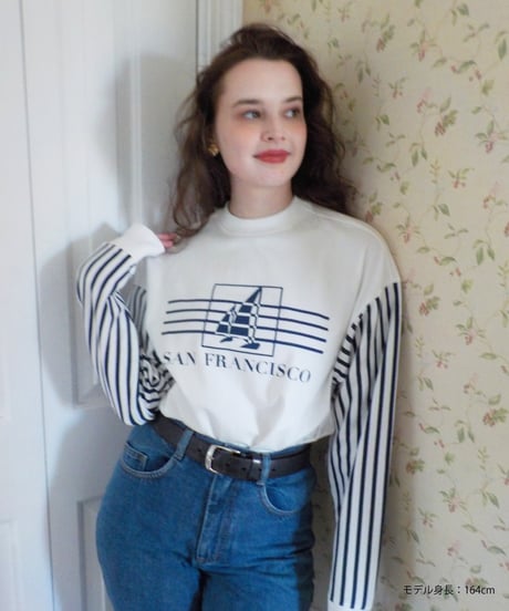 Yacht long sleeve tee / white