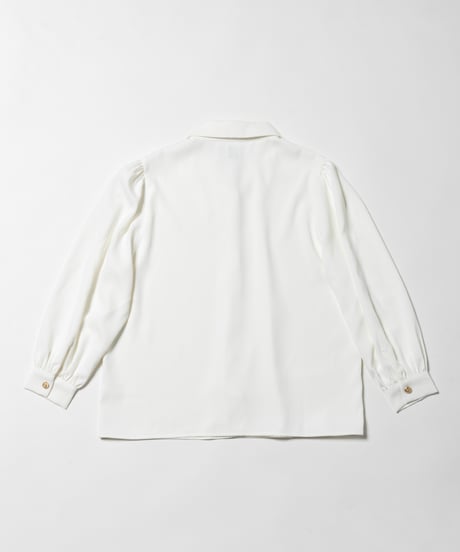Collar blouse / white