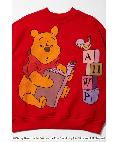 Winnie The Pooh sweatshirt / red