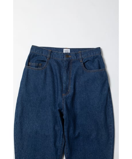 Soft denim pants / dark blue
