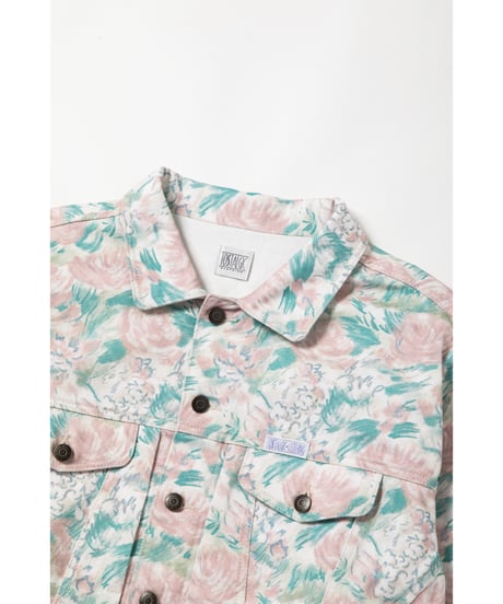 Tostalgic floral denim jacket / floral