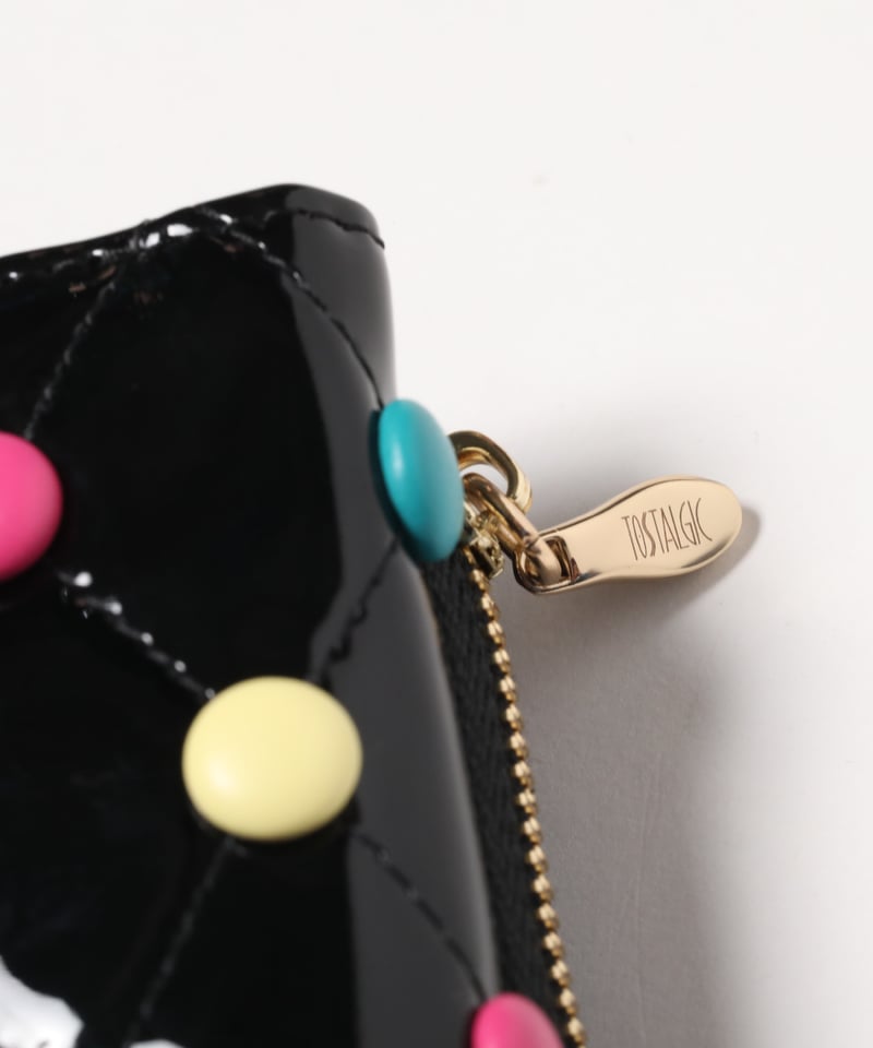 Quilted candies wallet / black | Tostalgic Clot Quilted candies wallet / black | Tostalgic Clot