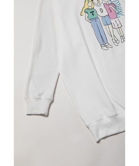 Friends sweatshirt / white