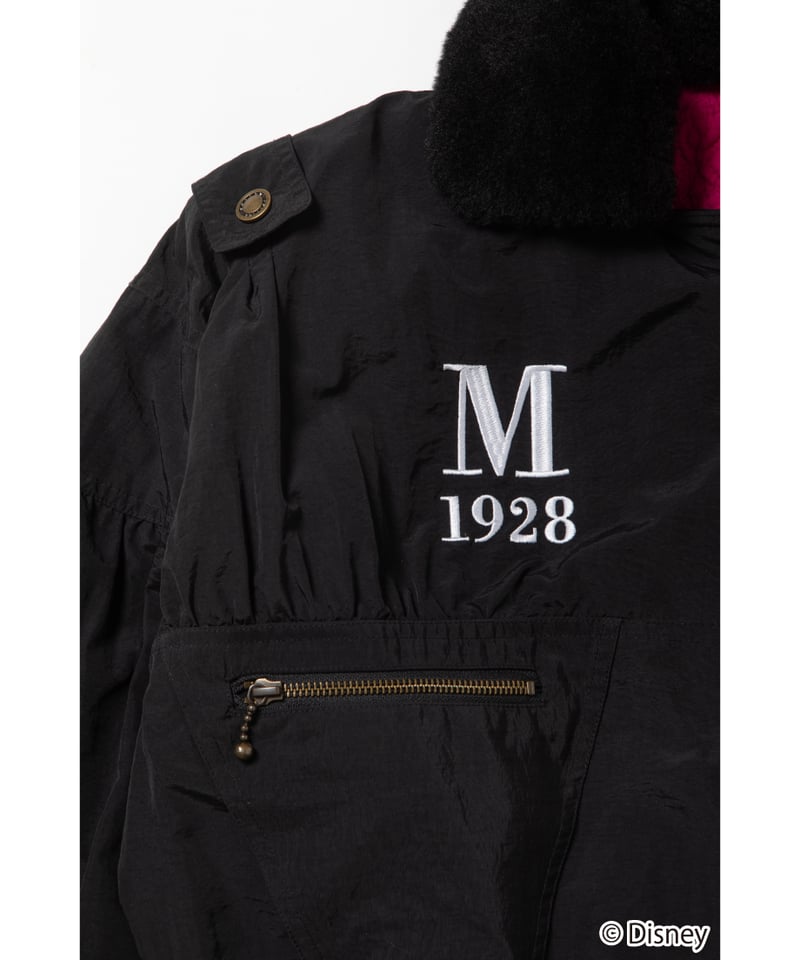 Mickey flight jacket / black | Tostalgic Clothing