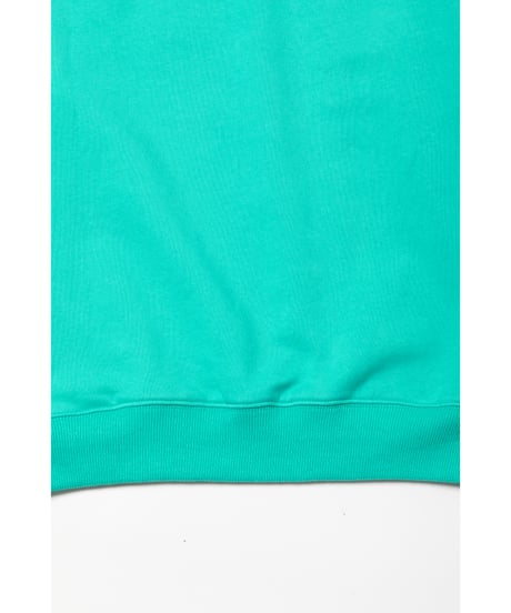 Fitted sweatshirt / blue green