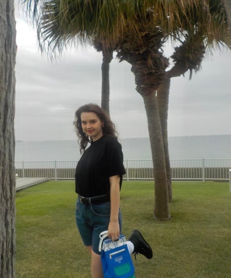 Pool purse / blue