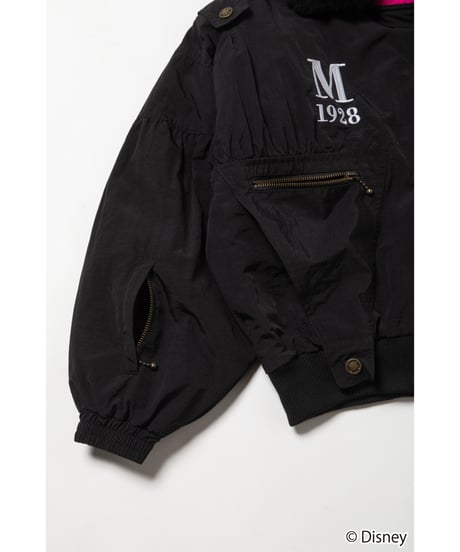 Mickey flight jacket / black