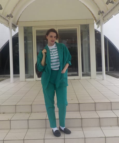 Slacks pants / green