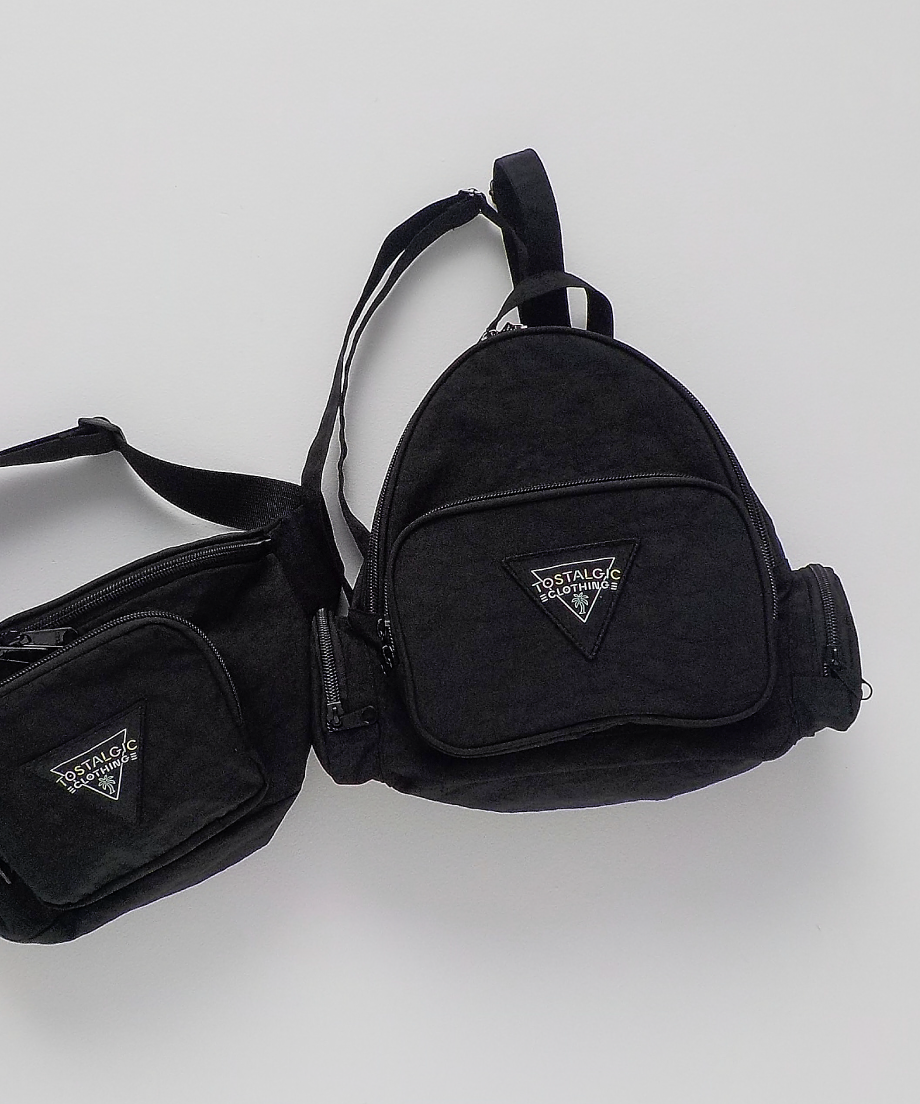 Mini backpack / black | Tostalgic Clothing Mini backpack / black | Tostalgic Clothing