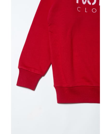 Fitted sweatshirt / red