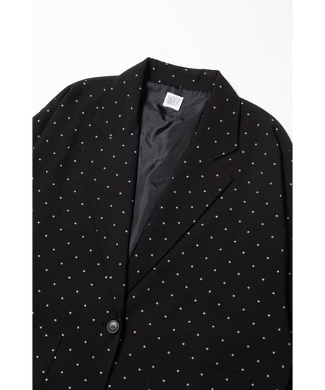 Oversized jacket / polka dots