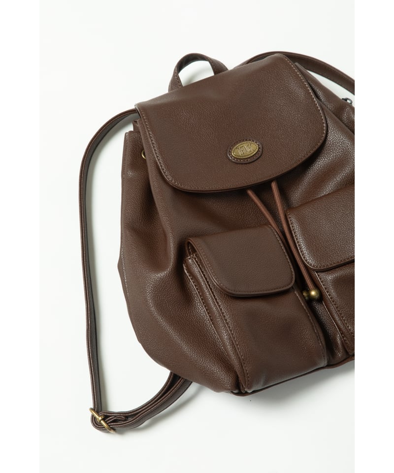 バッグ Tostalgic Clothing Leather backpack Leather backpack / black | Tostalgic Clothing