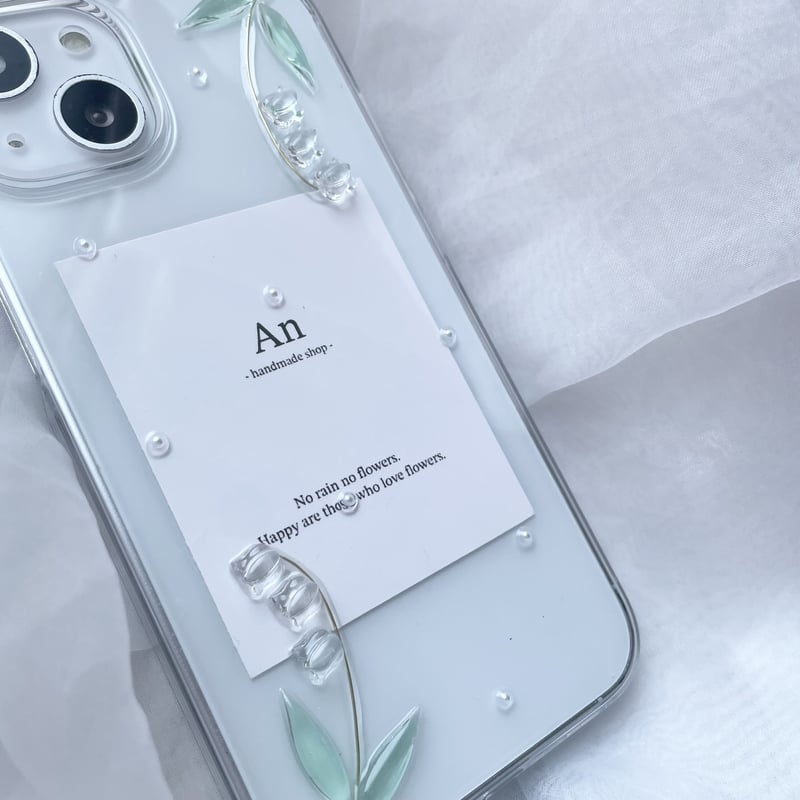 LONE ONES 非売品 iphone ケース すずらん 鈴蘭 iPhoneケース Xperia Google 全機種対応 iPhone