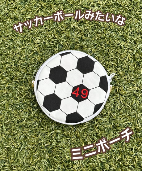 背番号入りミニポーチ