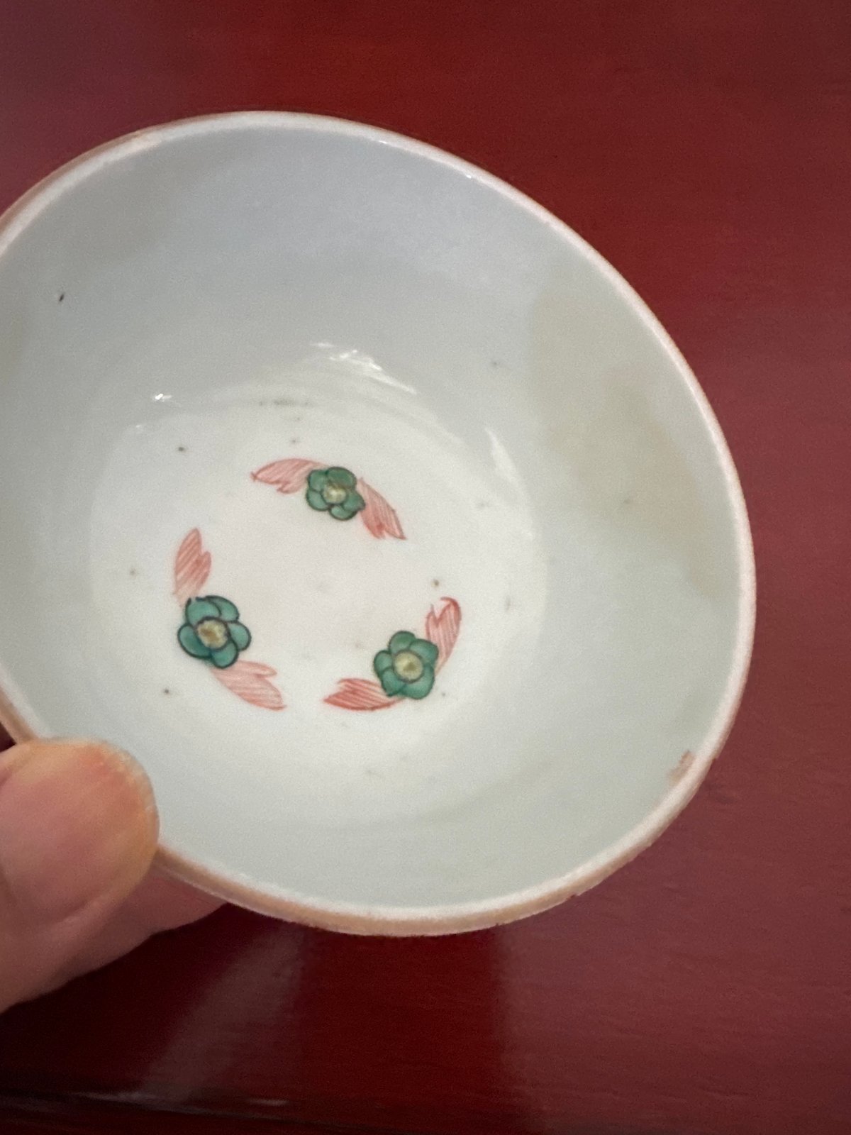 「蓋茶碗の色絵とフォルムを楽しむ！」 古伊万里茶碗(直径11.5cm)3客セット 古伊万里 色絵窓絵鶏図 蓋茶碗 5客セット | Kaikaroman ONLINE STORE