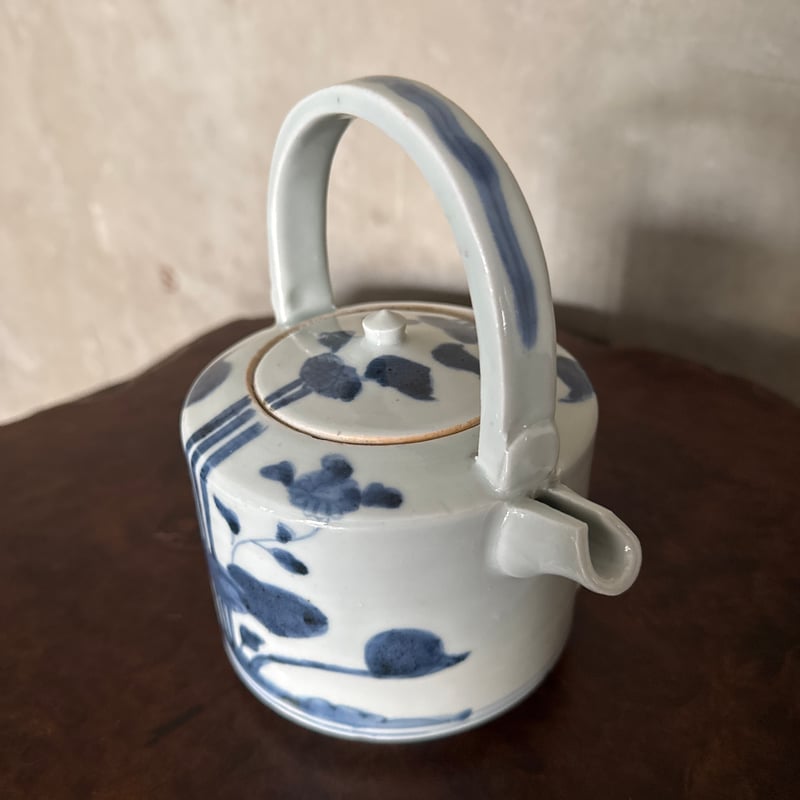 古伊万里　染付 花 蓮子　水注 銚子 酒器 古伊万里 染付 花 蓮子 水注 銚子 酒器 Yahoo!オークション