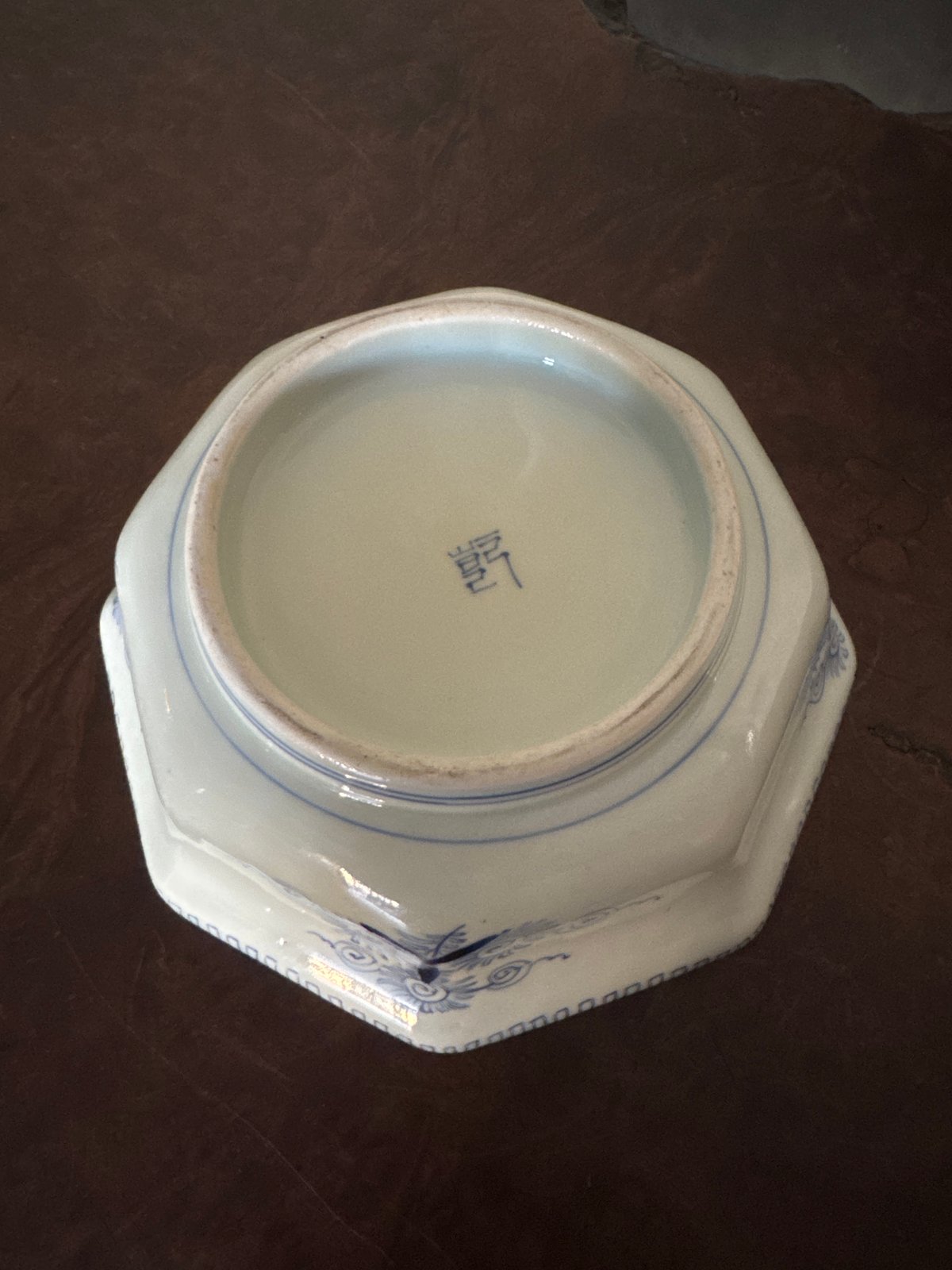 古伊万里 線描葉唐草文 八角形鉢 | Kaikaroman ONLINE STORE