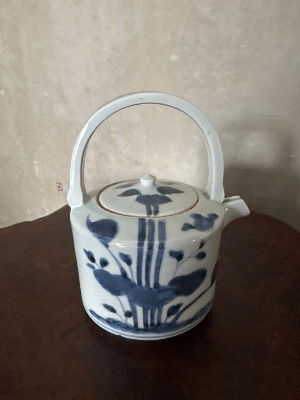 古伊万里 染付蓮子文 水注/銚子/酒器 | Kaikaroman ONLINE STORE