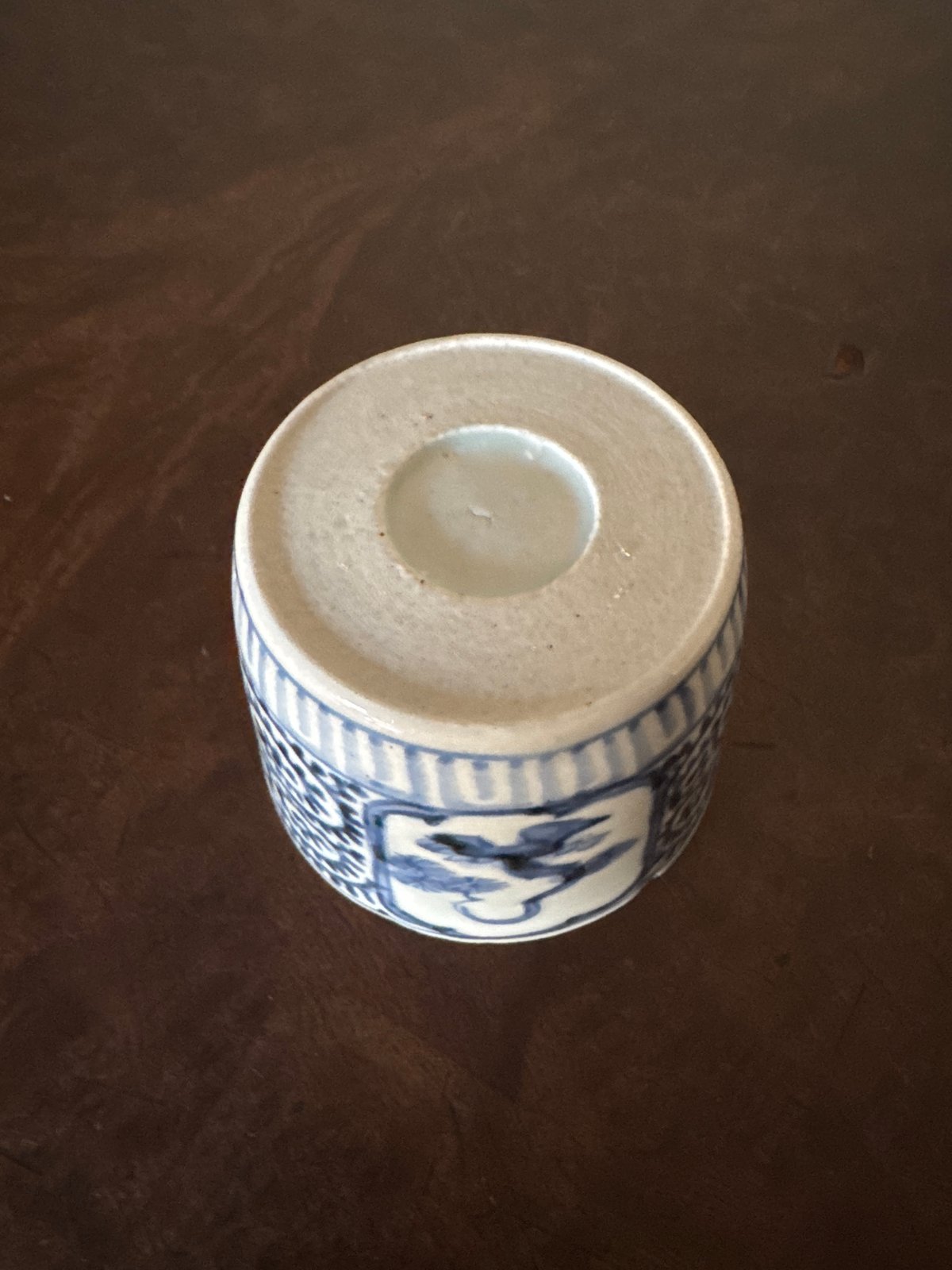 古伊万里 染付蛸唐草窓絵松竹梅文 そば猪口 1客 | Kaikaroman ONLINE STORE