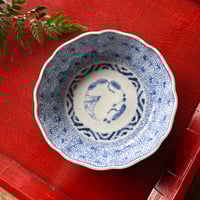 古伊万里 染付蛸唐草文 中皿 22.5㎝ 1枚 | Kaikaroman ONLINE STORE