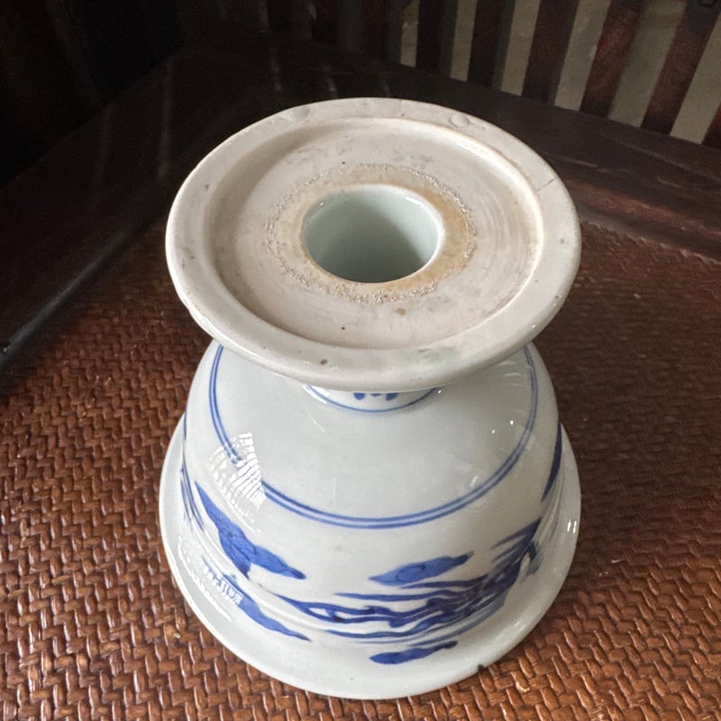 古伊万里 染付牡丹蝶山水鳳凰文 盃洗 | Kaikaroman ONLINE STORE 古伊万里 染付牡丹蝶山水鳳凰文 盃洗 | Kaikaroman ONLINE STORE