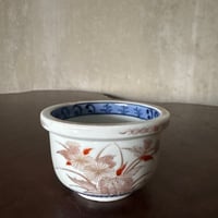 ★ ★ ★ちゃあ★★★A804⭐︎古伊万里 牡丹唐草に鳳凰文 尺三寸 古伊万里 染付 全面花唐草文 大皿【享保】 ｜ 古陶磁 大林師友堂